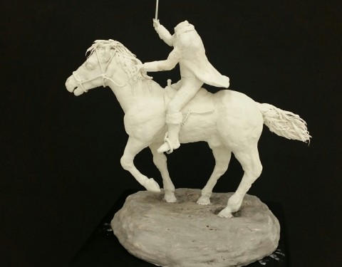 Headless Horseman Sculpture